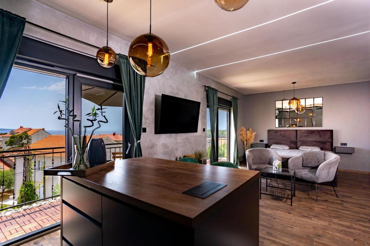 Modern Studio With A Beautiful View Rab Town Esterno foto